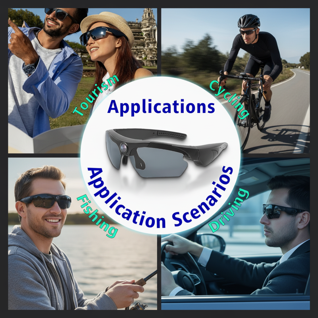 Apex POV Recording Sunglasses - Premium Application Scenarios