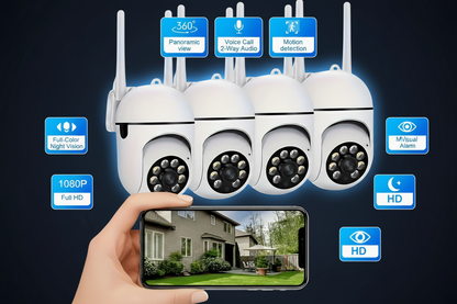 Premium Security Camera Product Photo